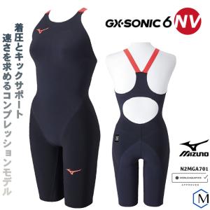 FINAマークあり レディース 高速水着 レース水着 選手用 GX・SONIC 6 NV  mizuno ミズノ N2MGA701 （返品・交換不可）｜mizugi