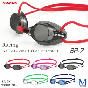 FINA承認モデル クッションなし 競泳用スイムゴーグル 水泳用 SWANS（スワンズ） SR-7N｜mizugi