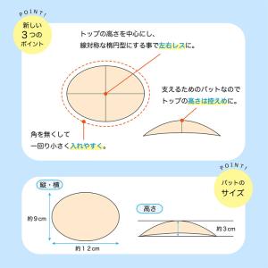 水着用 胸パッド ジュニア スイムパッド ジュ...の詳細画像3