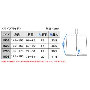 スクール水着 男の子 男子 短パン セミロング...の詳細画像3