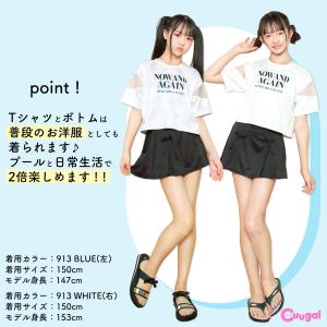 水着 キッズ ジュニア 水着 女子 PINK-...の詳細画像1