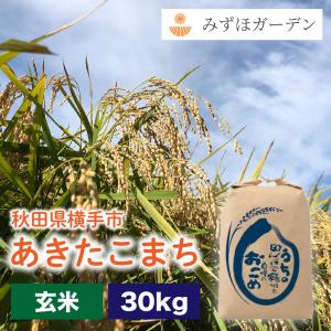 【新米】玄米 あきたこまち 30ｋｇ 送料無料 令和5年産 秋田県産 特別栽培米 お米 コメ 産地直送 国産 農家直送 新米 精米 白米 おいしい 特A gen30kg