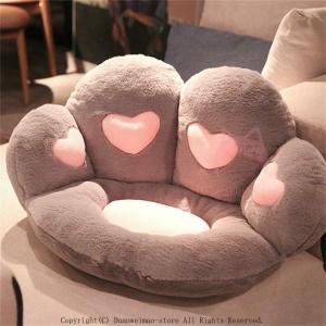 背もたれ付きクッション 猫の爪 かわいい オフ...の詳細画像3