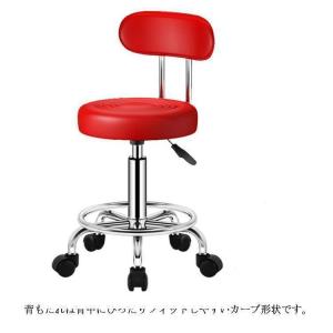 カウンターチェア スツール キャスター付き 丸...の詳細画像4