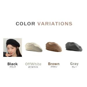 ベレー帽 レディース 春秋 帽子 ハット おし...の詳細画像5