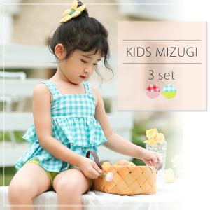 キッズ 水着 女の子 タンキニ セパレート 3...の詳細画像1