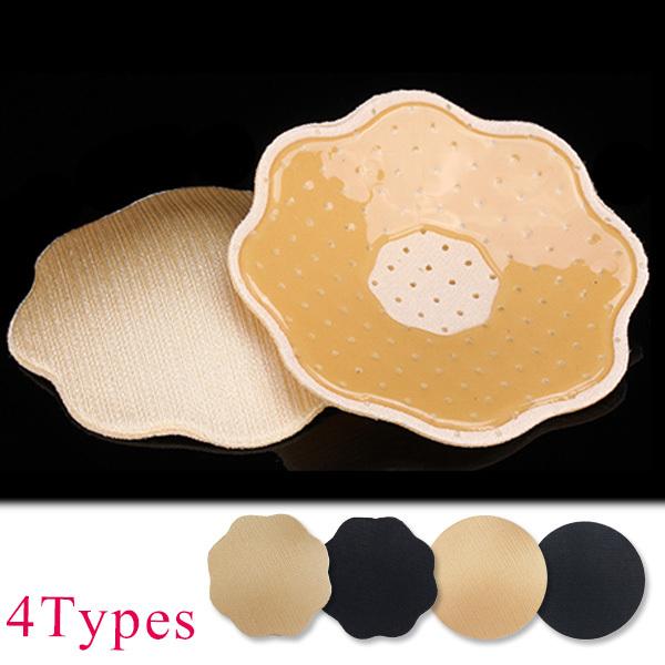 ニップレス シリコン パッド ニップル カバー ソフト ノーブラ感覚 乳首パット 花型 丸型 乳首 ...