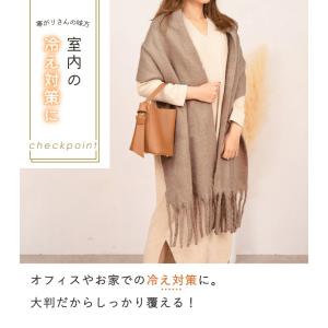 ストール 大判 レディース マフラー 大きい ...の詳細画像5