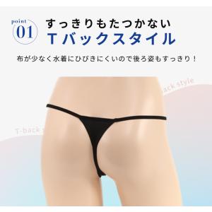 インナーショーツ レディース Tバック 透け防...の詳細画像5