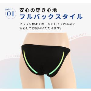 水着用インナーショーツ レディース フルバック...の詳細画像5