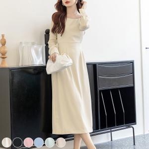 ワンピース 春 秋 きれいめ レディース ロング...の商品画像