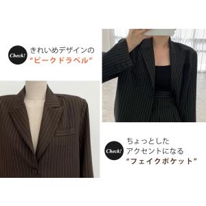 セットアップ レディース 韓国 ジャケット ス...の詳細画像3