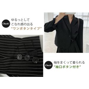 セットアップ レディース 韓国 ジャケット ス...の詳細画像4