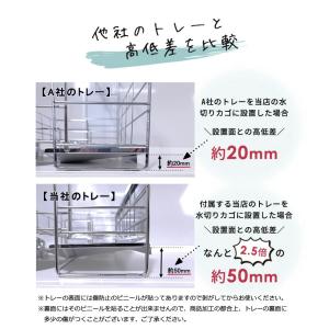 水切り ラック スリム ステンレス 2段 シン...の詳細画像5