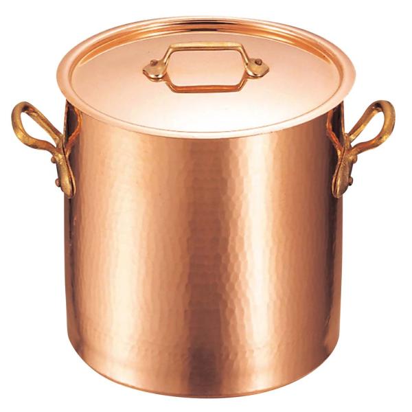 モービル 銅 寸胴鍋（蓋付）2148-32 32cm