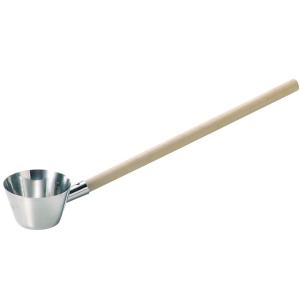 K 18-8 調理杓子（柄付き）小（φ80）180cc