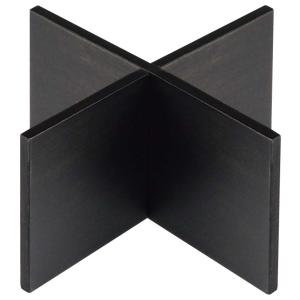 木製 組立十字スタンド 黒 200×200×100mm