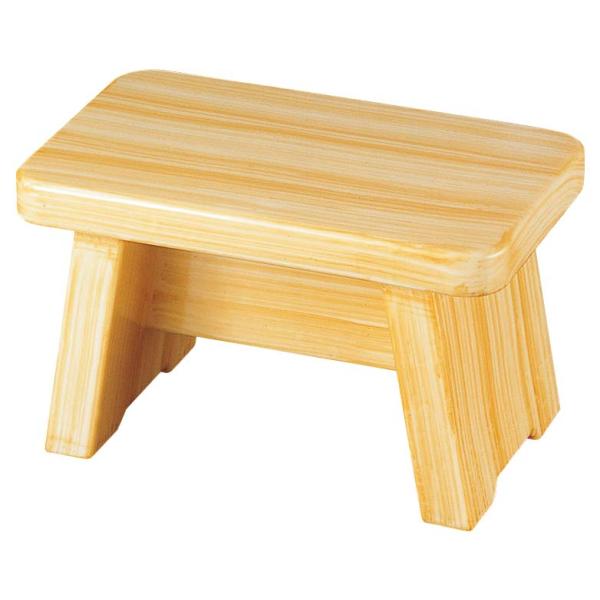 やすらぎ風呂椅子 白木塗 ABS樹脂 6-1502-2