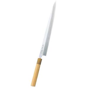 正本総本店 MASAMOTO本霞・玉白鋼 切付庖刀 （片刃）包丁 300mm KS1730