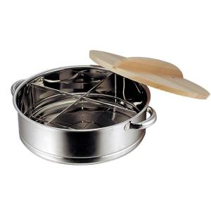 EBM 18−8 おでん鍋 8寸（24cm）13A / 業務用 4ッ仕切