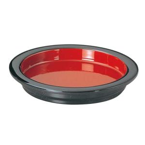 渕太 薬味皿 黒内朱 ABS樹脂 45133220