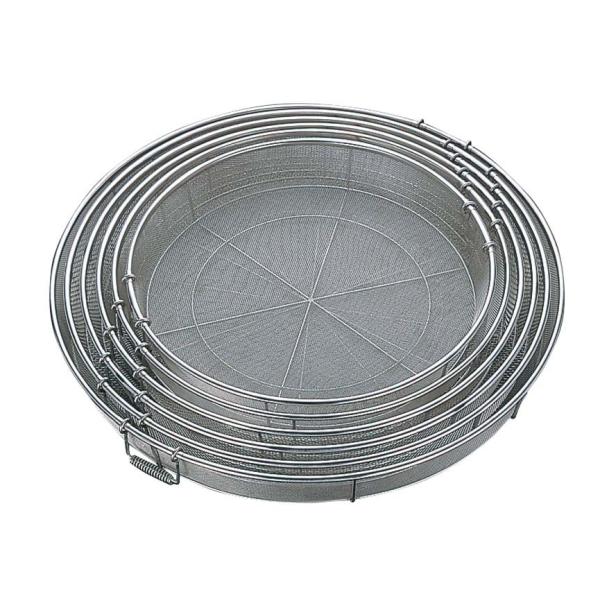 蒸しカゴ 給食用手付 80cm 細目(11メッシュ) 18-8 BK