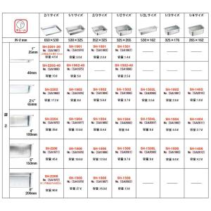 スギコ 18-8 ホテルパン 2/3サイズ SH-1801