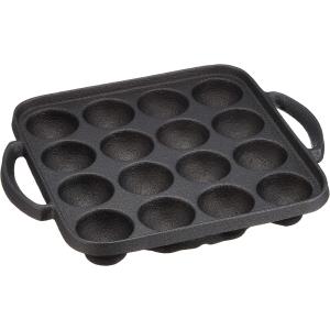 岩鋳（IWACHU） 南部鉄器 たこ焼き器 23穴 日本製 IH対応 直火可能
