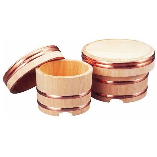 小柳産業 国産 江戸びつ(木曽さわら材) 直径15cm(約2合) 60018