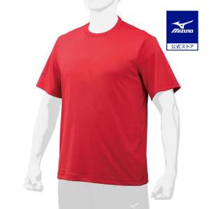 MIZUNO（ミズノ） 野球 シャツ 公式 Tシャツ 丸首 半袖 グレー