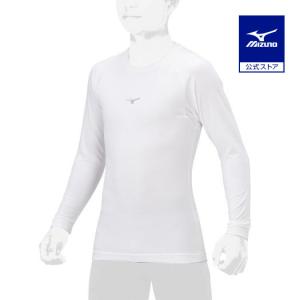 ミズノ公式 ローネック／長袖 野球 ジュニア ホワイト｜mizuno-shop