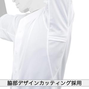 野球 練習着 ミズノ 公式 シャツ セミハーフ...の詳細画像2