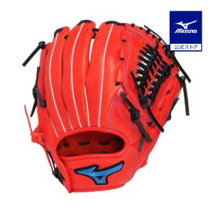 ソフトボール グローブ ジュニア ミズノ 公式 ウィルドライブ ブルー 限定カラー オールラウンド用 サイズL ジュニア ラディッシュ ブラック 小学生 1AJGK337