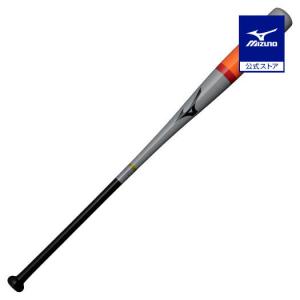 ミズノ公式 朴ノック 木製／91cm／平均530g ダークシルバー×ブラック｜mizuno-shop