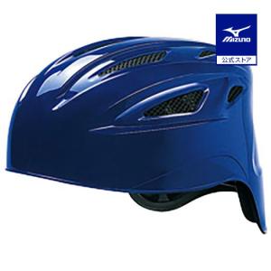 ミズノ公式 軟式用ヘルメット キャッチャー用／野球 パステルネイビー｜mizuno-shop