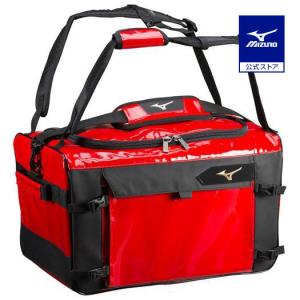 ミズノ公式  グローバルエリート 3WAY セカンドバッグエナメル 45L レッド｜mizuno-shop