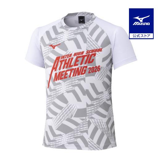 ミズノ公式 2026インターハイ限定Tシャツ メンズ レディース ホワイト