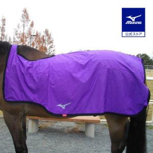 ミズノ公式 ブレスサーモ エクササイズラグ 乗馬用 2枚合せ ライトパープル×ブラック｜mizuno-shop