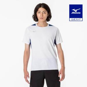 ミズノ公式 ドライエアロフローTシャツ メンズ ホワイト｜mizuno-shop