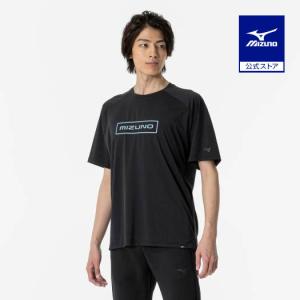 ミズノ公式 ドライTシャツ メンズ ブラック杢｜mizuno-shop
