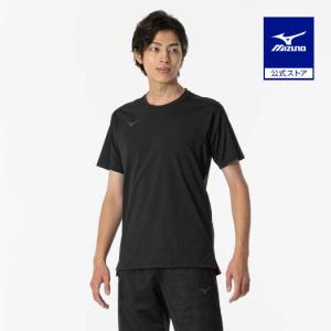 ミズノ公式 ソフトドライTシャツ メンズ ブラック｜mizuno-shop