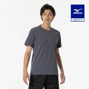 ミズノ公式 ソフトドライTシャツ メンズ タービュレントグレー｜mizuno-shop