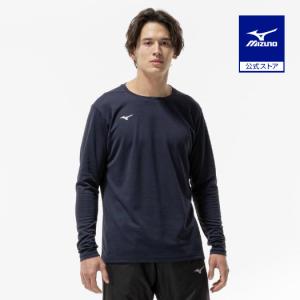 Mizuno クルーネック長袖シャツ LL ブレスサーモ MIZUNO（ミズノ） メンズ 長袖 機能 Tシャツ ブレスサーモハイネックT