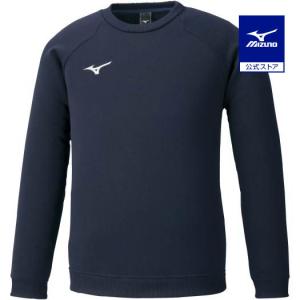 ミズノ公式 スウェットシャツ クルーネック ユニセックス ネイビー｜mizuno-shop