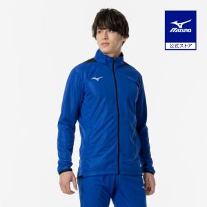 ミズノ公式 ライトニットジャケット ユニセックス サーフブルー｜mizuno-shop