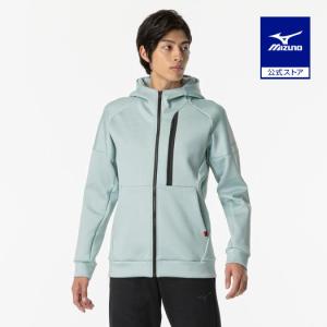 ミズノ公式 ストレッチスウェットフーディ ユニセックス ミントグリーン杢｜mizuno-shop