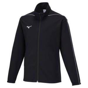 Mizuno ブラック ジップアップ ウォームアップウェア ミズノ公式 ウォームアップジャケット ユニセックス ブラック×キャス
