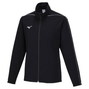 Mizuno ブラック ジップアップ ウォームアップウェア ミズノ公式 ウォームアップジャケット ユニセックス ブラック×キャス