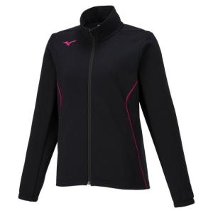 Mizuno 長袖ウォームアップウェア XL ミズノ公式 ウォームアップシャツ ユニセックス サーフブルー×ブラック