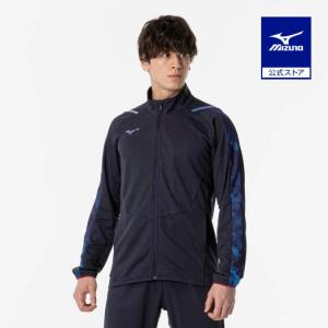 ミズノ公式 汗処理／通気　ドライエアロフロージャケット ユニセックス ディープネイビー｜mizuno-shop